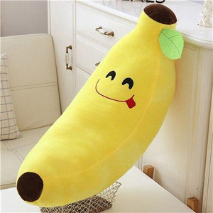 Funny Creative Cartoon Banana Stuffed Soft Pillow Sofa Cushion Baby Lovely Plush Doll Kids Fruit Toys Children Birthday Gifts