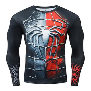 Compression Shirt Workout Training Fitness Men Cosplay Rashgard Plus Size Bodybuilding T shirt 3D Printed Superman Tops For Male