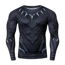 Load image into Gallery viewer, Compression Shirt Workout Training Fitness Men Cosplay Rashgard Plus Size Bodybuilding T shirt 3D Printed Superman Tops For Male