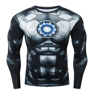 Compression Shirt Workout Training Fitness Men Cosplay Rashgard Plus Size Bodybuilding T shirt 3D Printed Superman Tops For Male